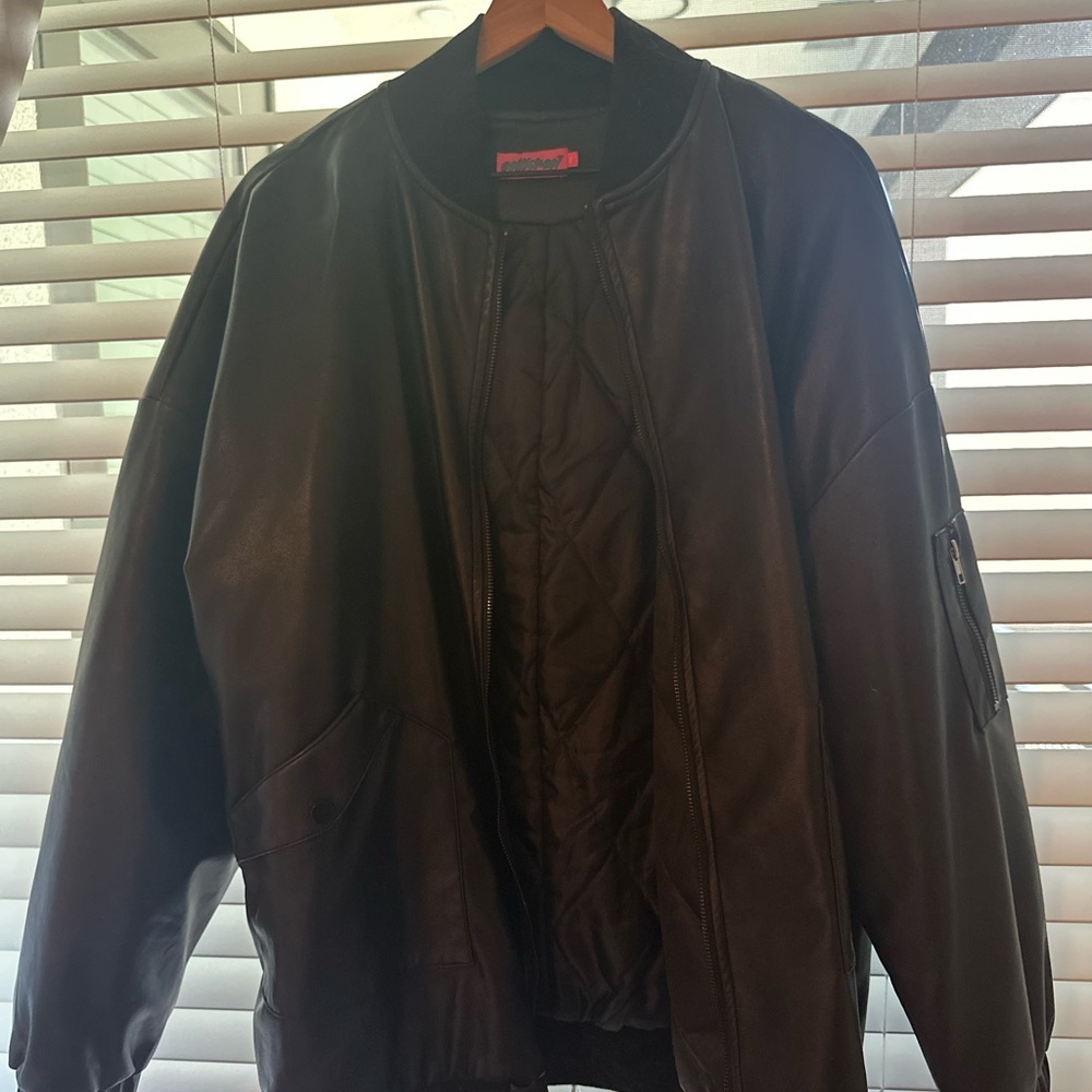 Edikted Black Bomber Jacket